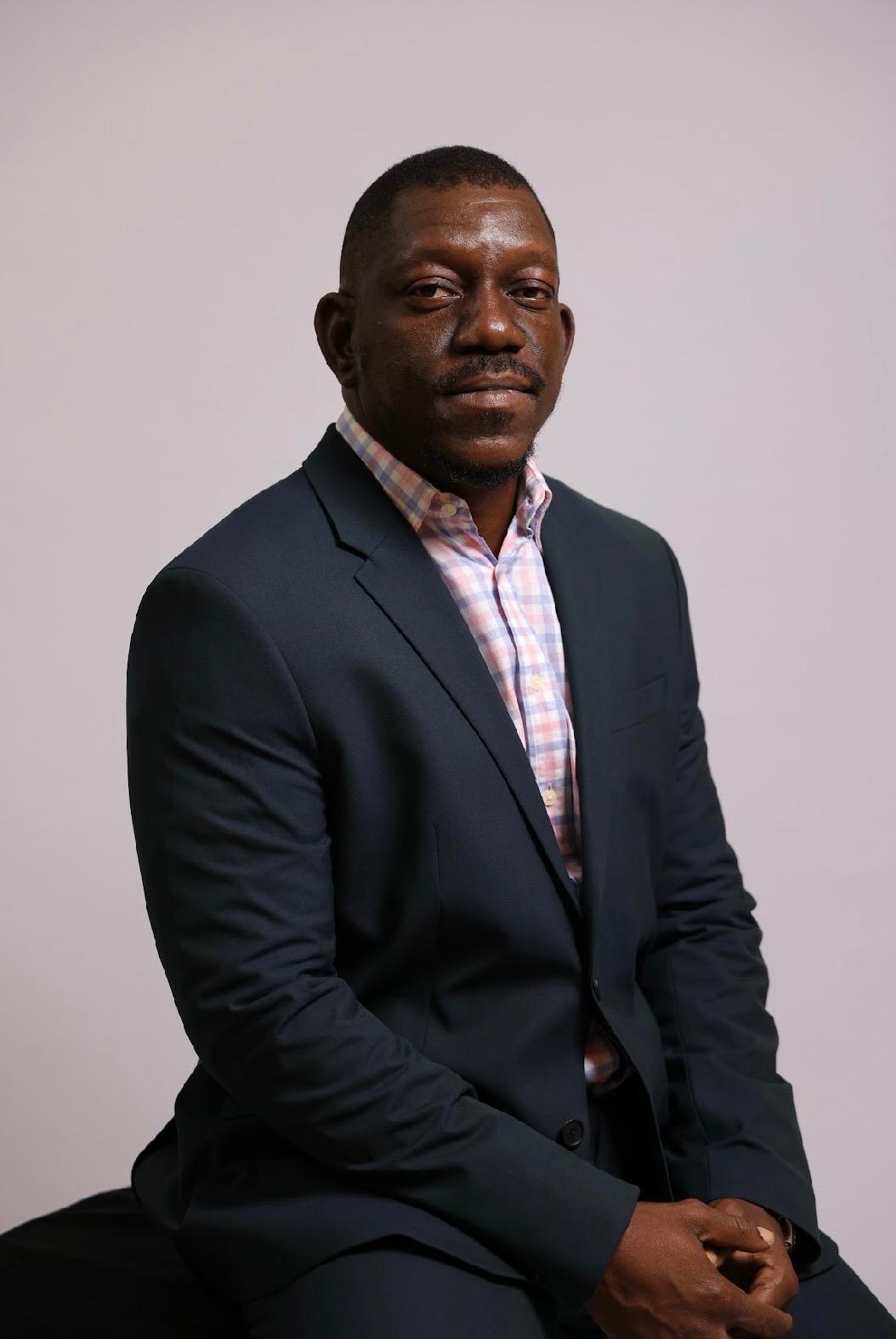 Adebowale Samuel Lipede, seated portrait